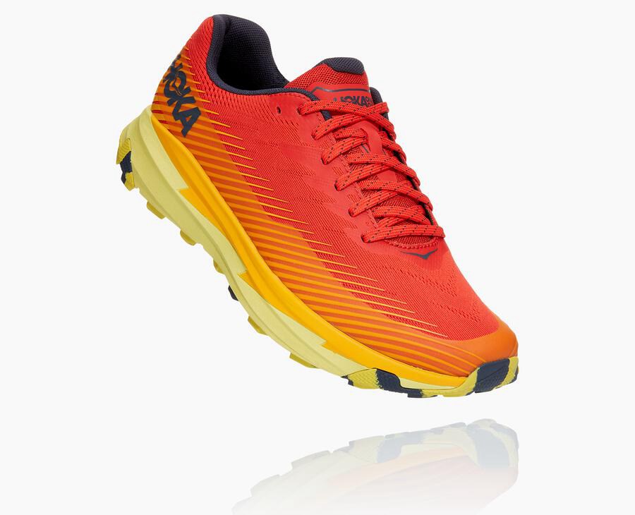 Hoka One One Torrent 2 - Men Trail Shoes - Red,Australia NKQ-624930